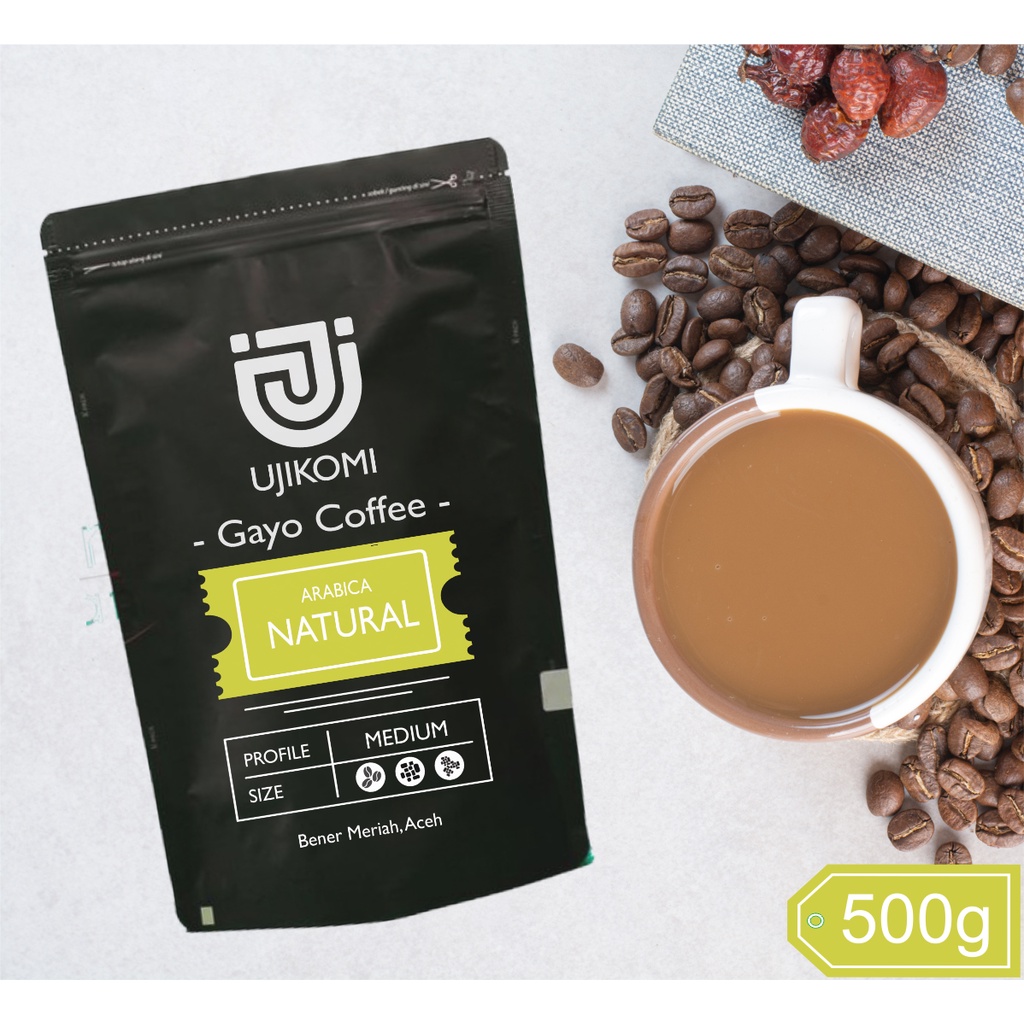 

Ujikomi Kopi Arabica Gayo Natural Process (500g)