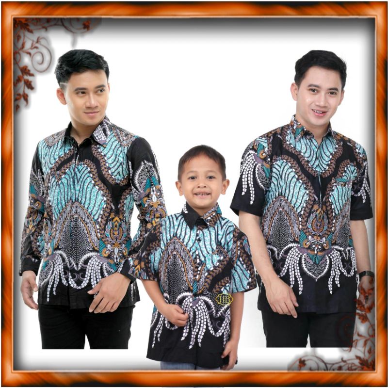COD,BAJU COUPLE AYAH DAN ANAK,SERAGAM BATIK KELUARGA,BAJU BATIK KAPEL ANAK DAN AYAH