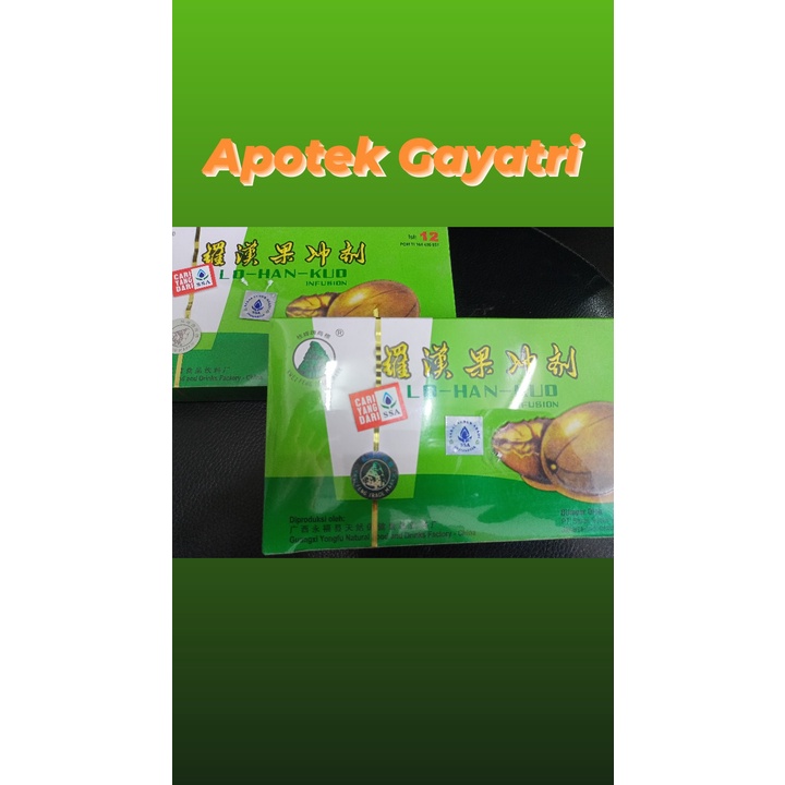 Jual Lo Han Kuo Infusion 100 Original Obat Demam Dan Batuk Berdahak