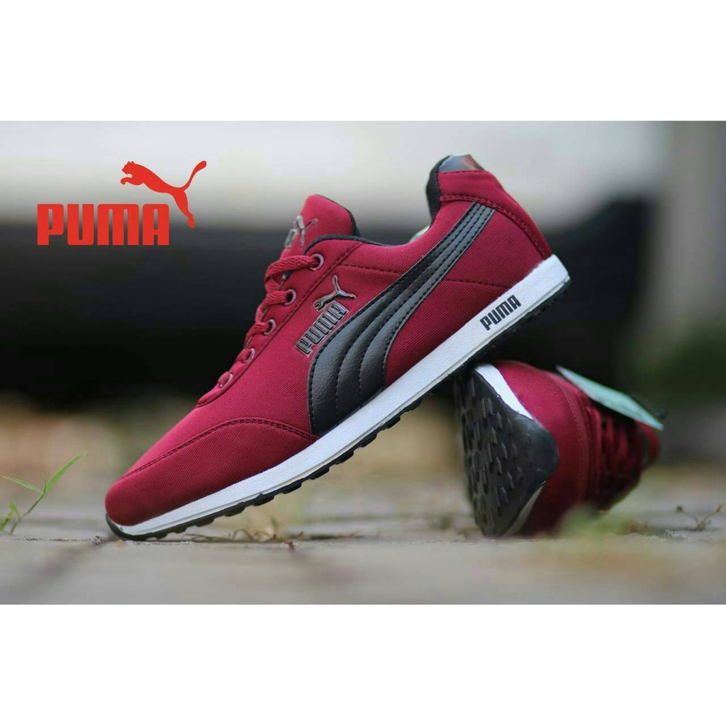 PROMO SEPATU SPORT PRIA TERBARU PUMA JOGGING GRADE ORIGINAL MADE IN VIETNAM FULL BOX UKURAN 38-44