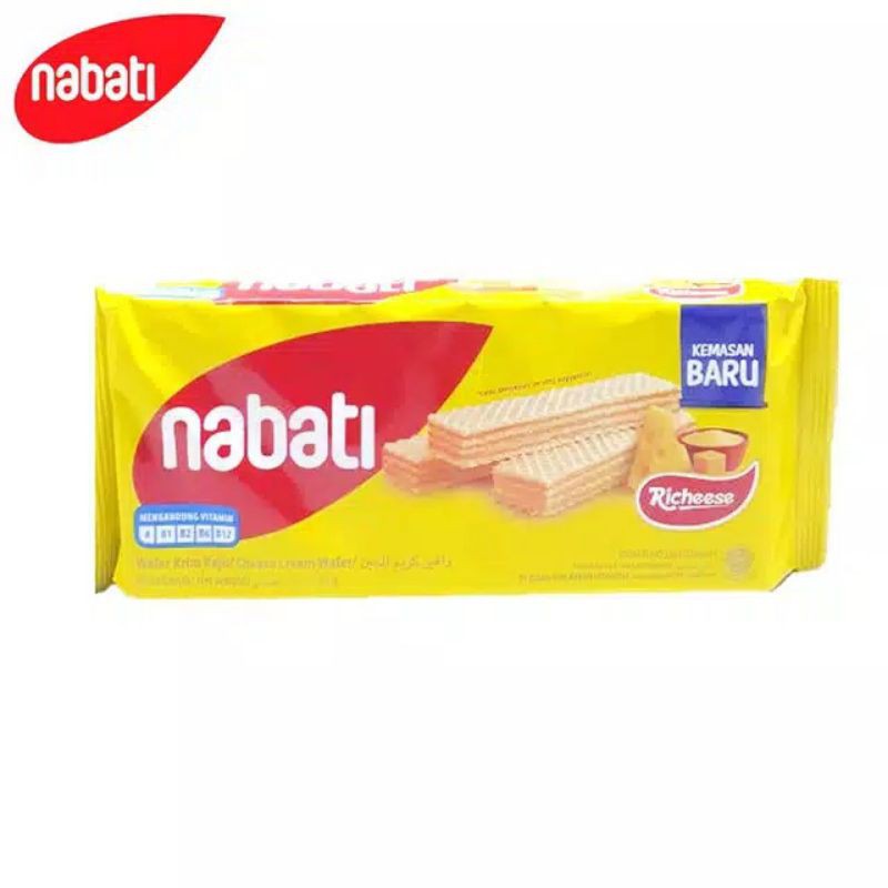 

Per Pack Richeese Nabati wafer keju 10x20gr