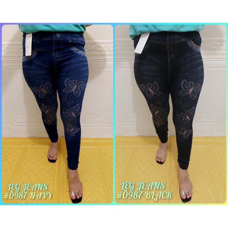 NEW LEGGING JEANS 0987 IMPORT / LEGGING IMPORT MURAH / LEGGING MURAH