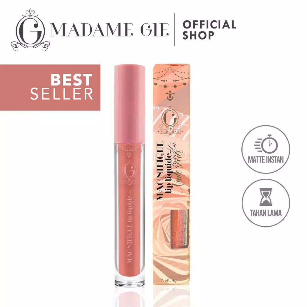 ❤ Ewasidoarjo ❤ LIPSTIK MADAME GIE LIP LIQUIDE MATTE  NUDE SERIES