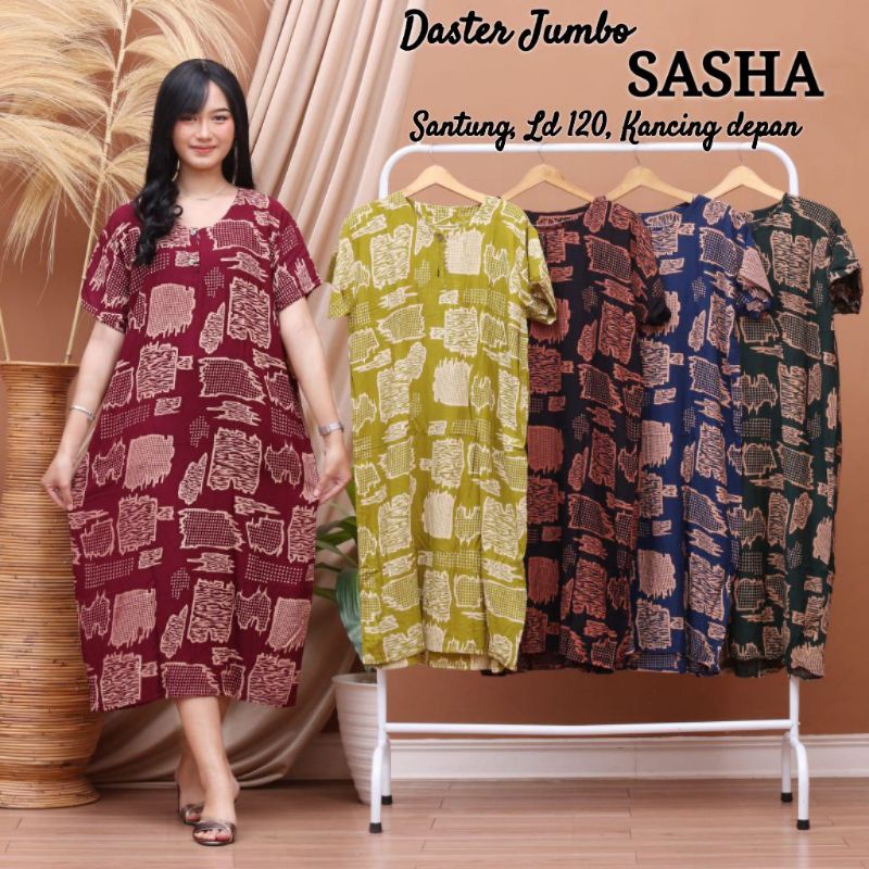 ECER DASTER JUMBO LD 130 CM / DASTER IBU UKURAN XXL /DASTER BUSUI /DASTERJUMBO MOTIF TERBARU / PAKAIAN WANITA-7