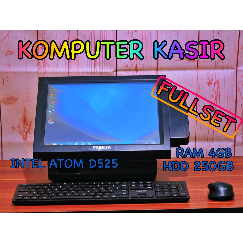 KOMPUTER KASIR PC ALL IN ONE SENOR FULLSET SIAP PAKAI