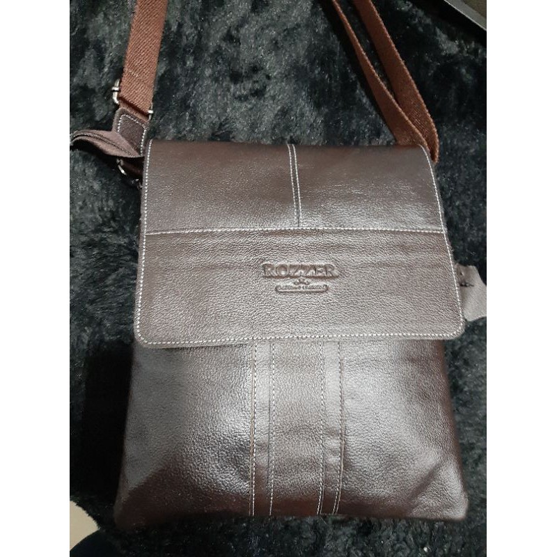 tas laki-laki kulit asli garut , papirut bisa cod