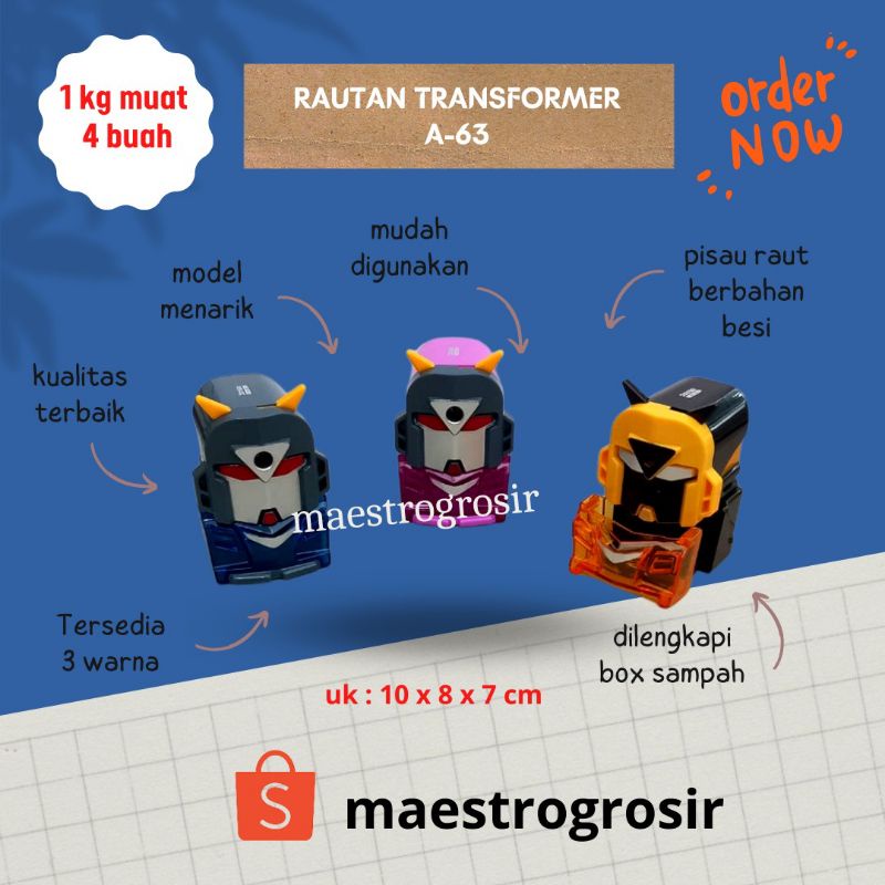 

Rautan Meja Robot Lucu Kekinian Murah A-63 Joyko