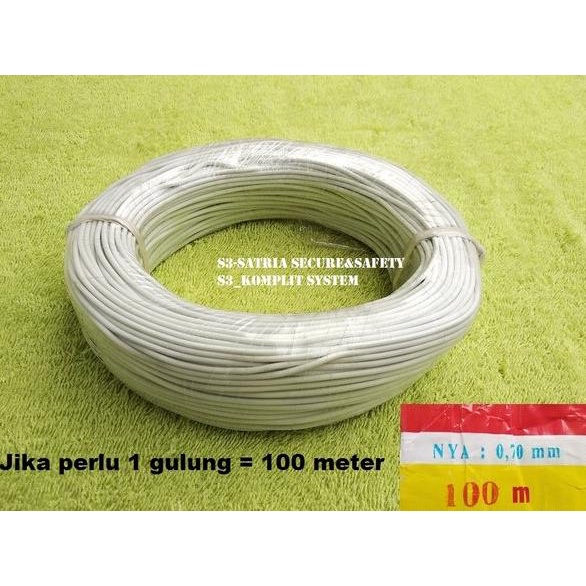 Kabel Listrik NYA 0.7 tunggal rakit Lampu TL balast 0.7mm cable kecil