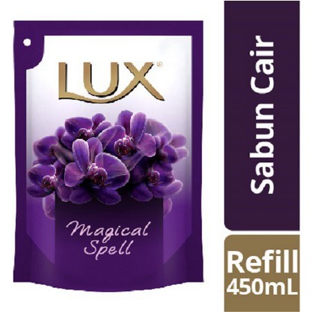 Lux Magical Orchid Sabun Cair Refill 450 ml