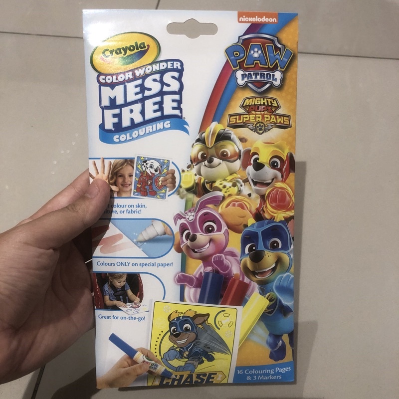 

Crayola Paw Patrol Color Wonder 16 Halaman Mewarnai & 3 Spidol Warna