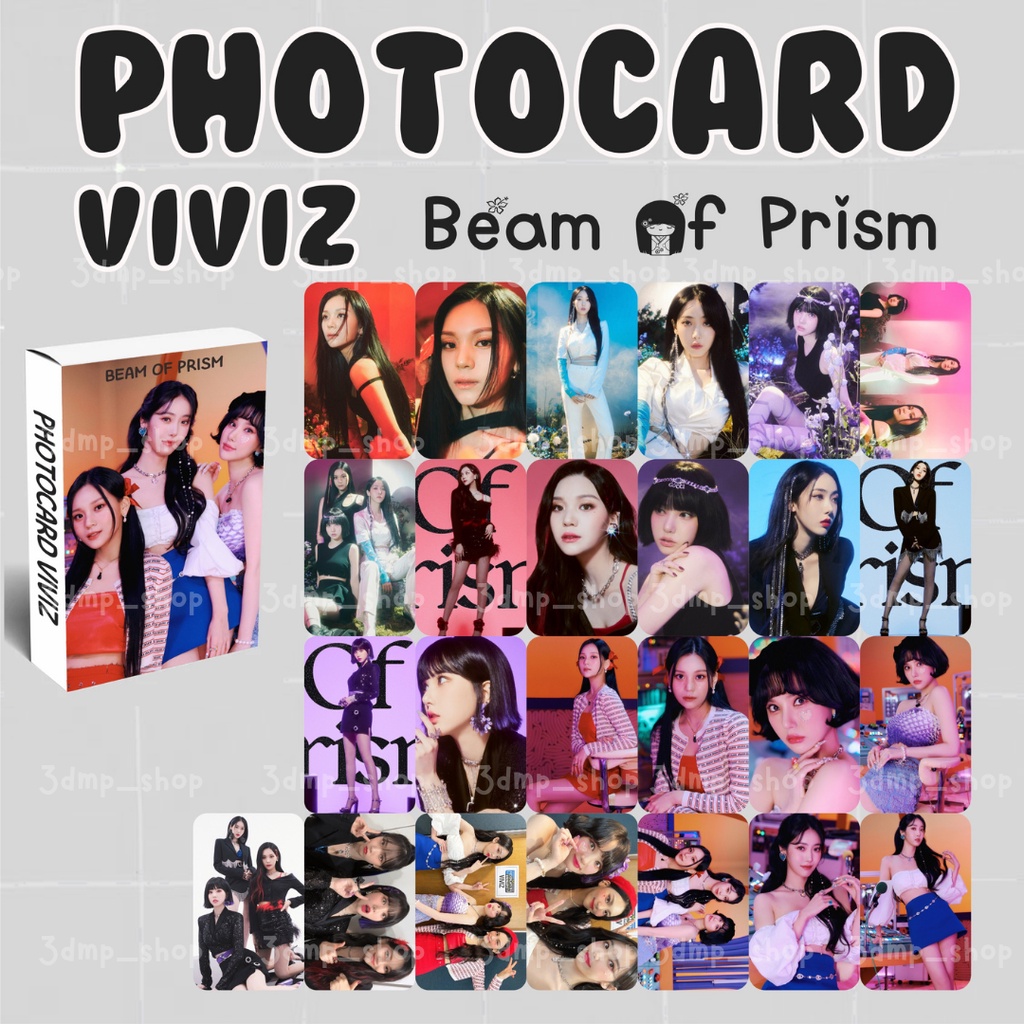 [25 lembar] Photocard lomocard photo lomo card viviz beam of prism summer vibe various