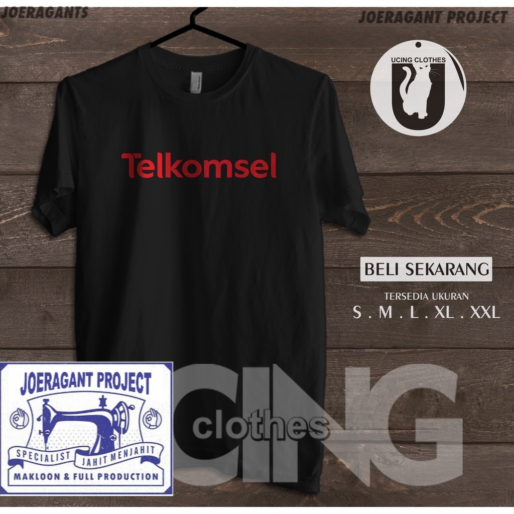 Kaos Baju Telkomsel Logo Baru Kaos Perusahaan - joeragants