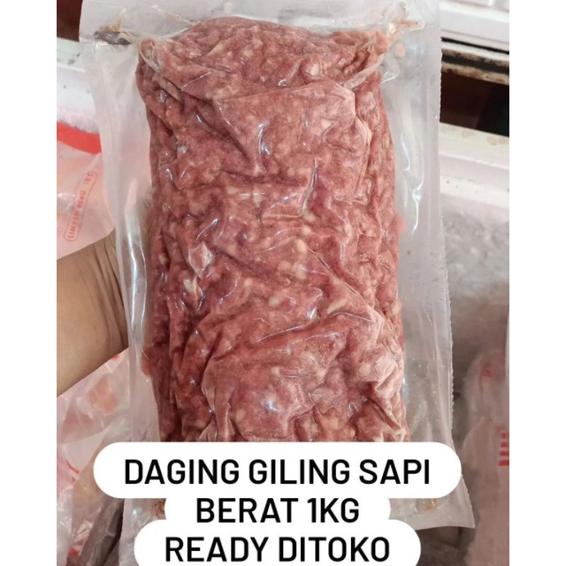 

Daging Sapi Giling 1kg PEKANBARU