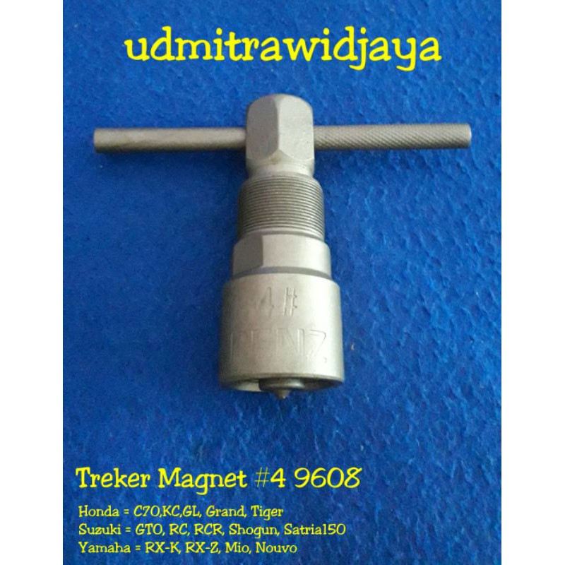 Magnet puller treker magnit Treker grip on #4 treker magnet untuk GL, C70, Tiger, RX, satria150