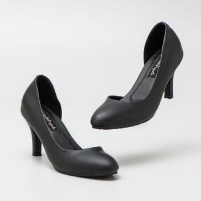 (FREE ONGKIR) Clamenta Black Heels by Adorable Projects