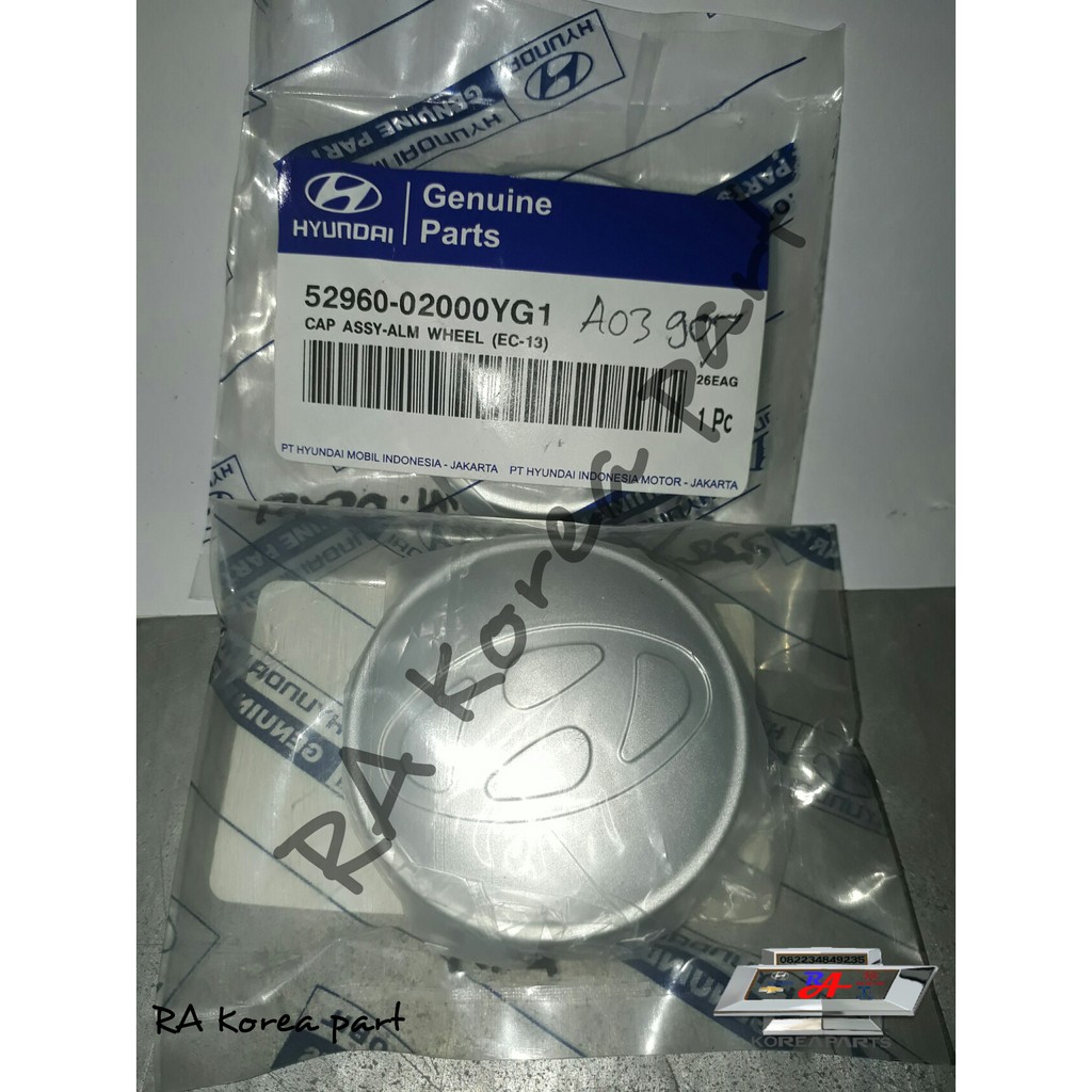 Cap Wheel Hyundai Atoz Dop Roda Tutup Roda Ori