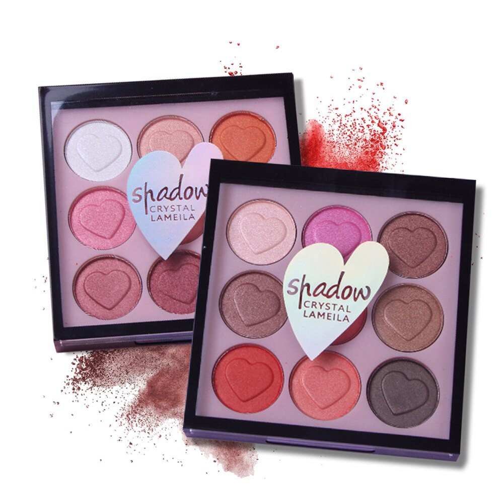 LML3592 - LAMEILA 3592 12 COLOR EYESHADOW CRYSTAL HEART