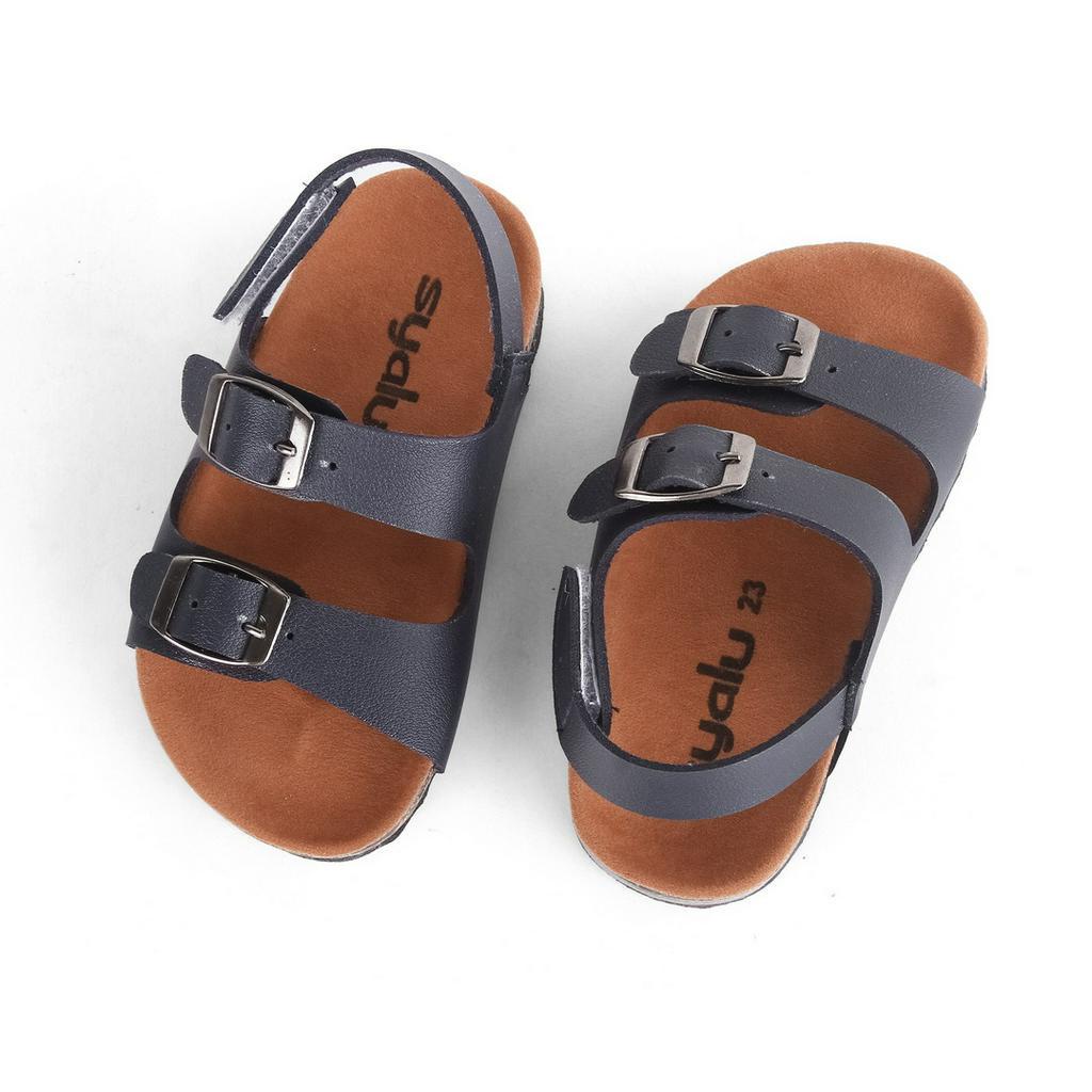 Sandal Anak Unisex Usia 1 Sampai 2 Tahun Model Casual CHT4 Navy