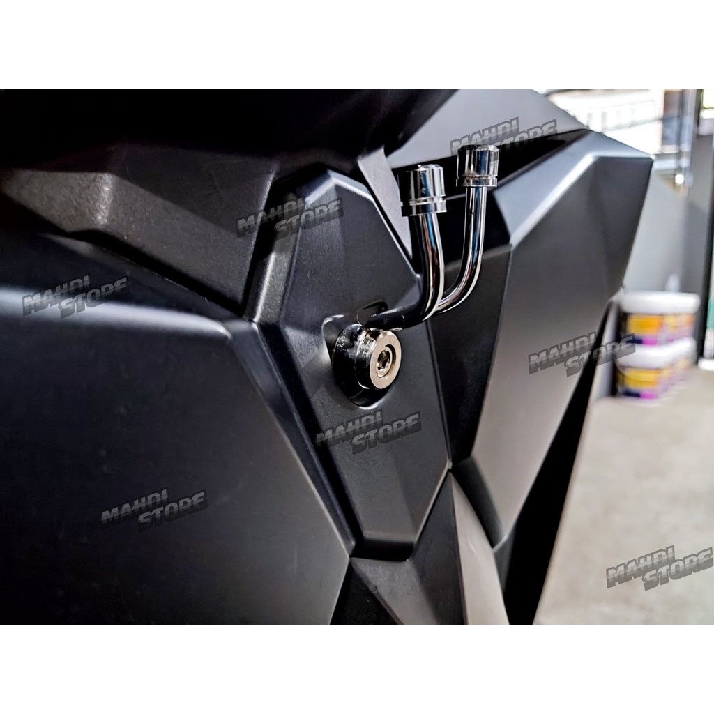Gantungan Barang Besi Chrome Motor Universal Honda Yamaha Beat Scoopy ADV VARIO PCX JUPITER VEGA SUPRA NOT STAINLESS