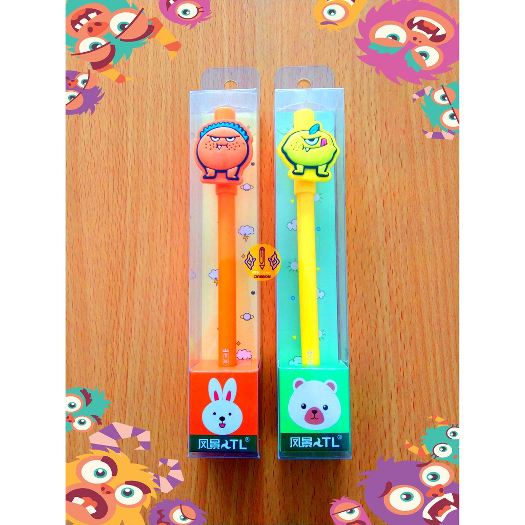 

Pulpen Karakter Hewan Imato GP-3716 Gel Pen Fancy Animal