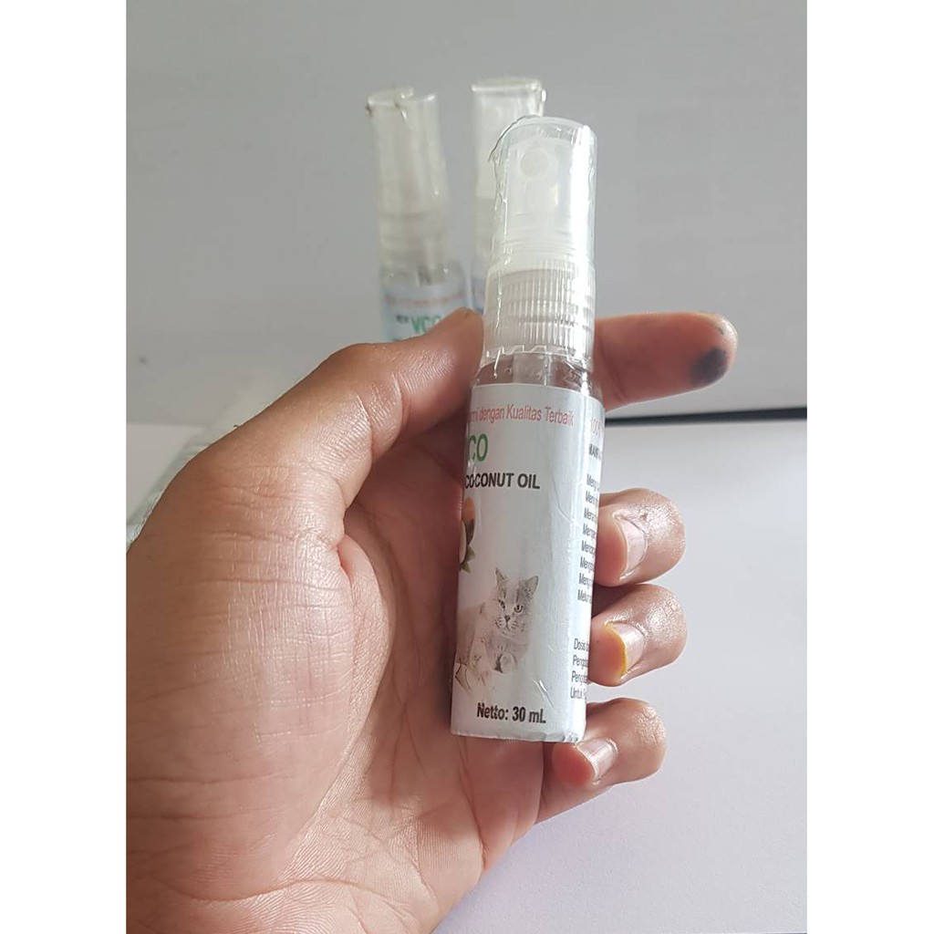 Minyak VCO 30 mL  Obat Jamur, Skabies, Diare, Koreng, Kucing Anjing Kelinci