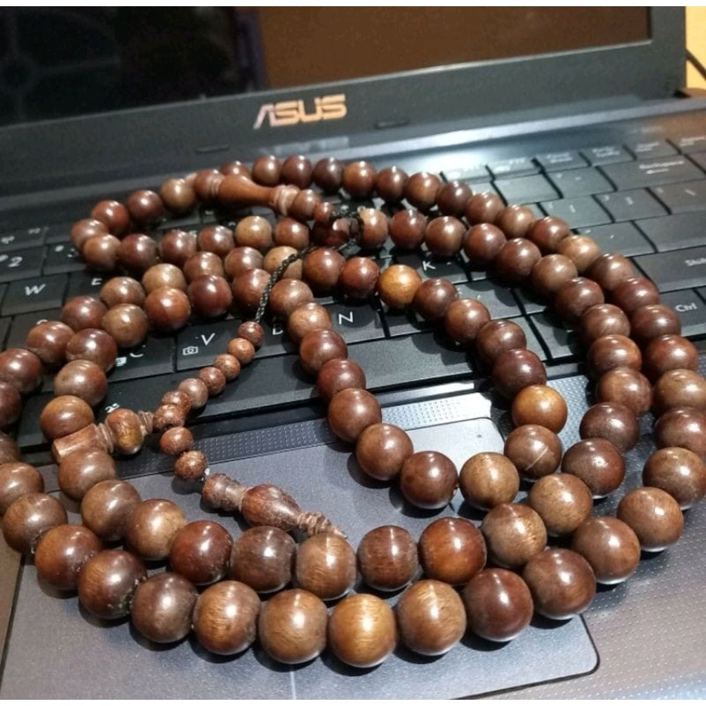 Tasbih setigi 12mm tasbih stigi besar tasbih stigi laut tasbih 99 kayu stigi asli bukan stigi darat 
