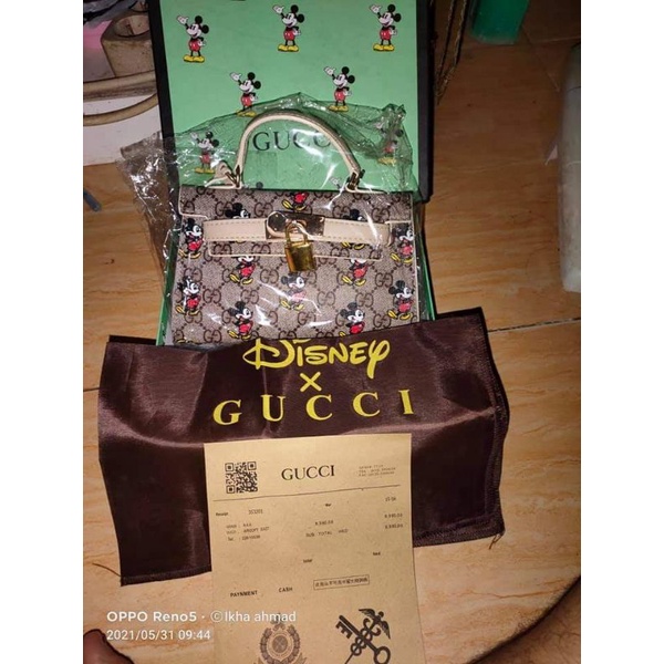 tas fashion mini Mickey Gucci