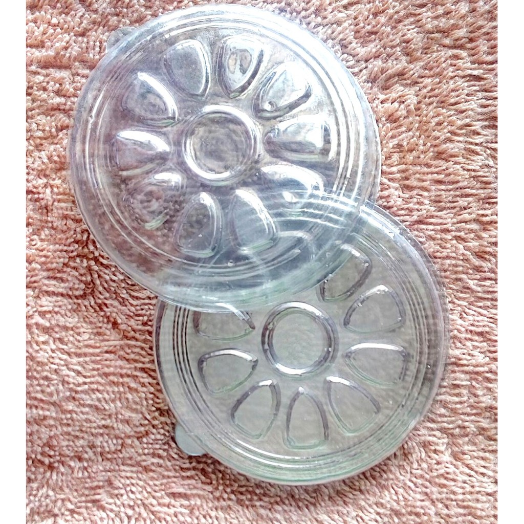 Tutup Cup bening isi 50 pcs: Tutup Cup Jelly/Ice Cream/Agar-Agar: ukuran 50ml & 60 ml