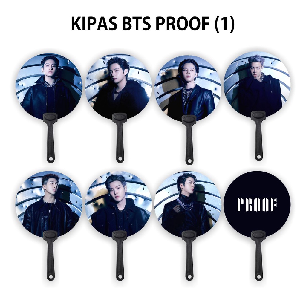 [READY STOCK] KIPAS TANGAN / HANDFAN BTS PROOF (1) - SOUVENIR KPOP UNOFFICIAL