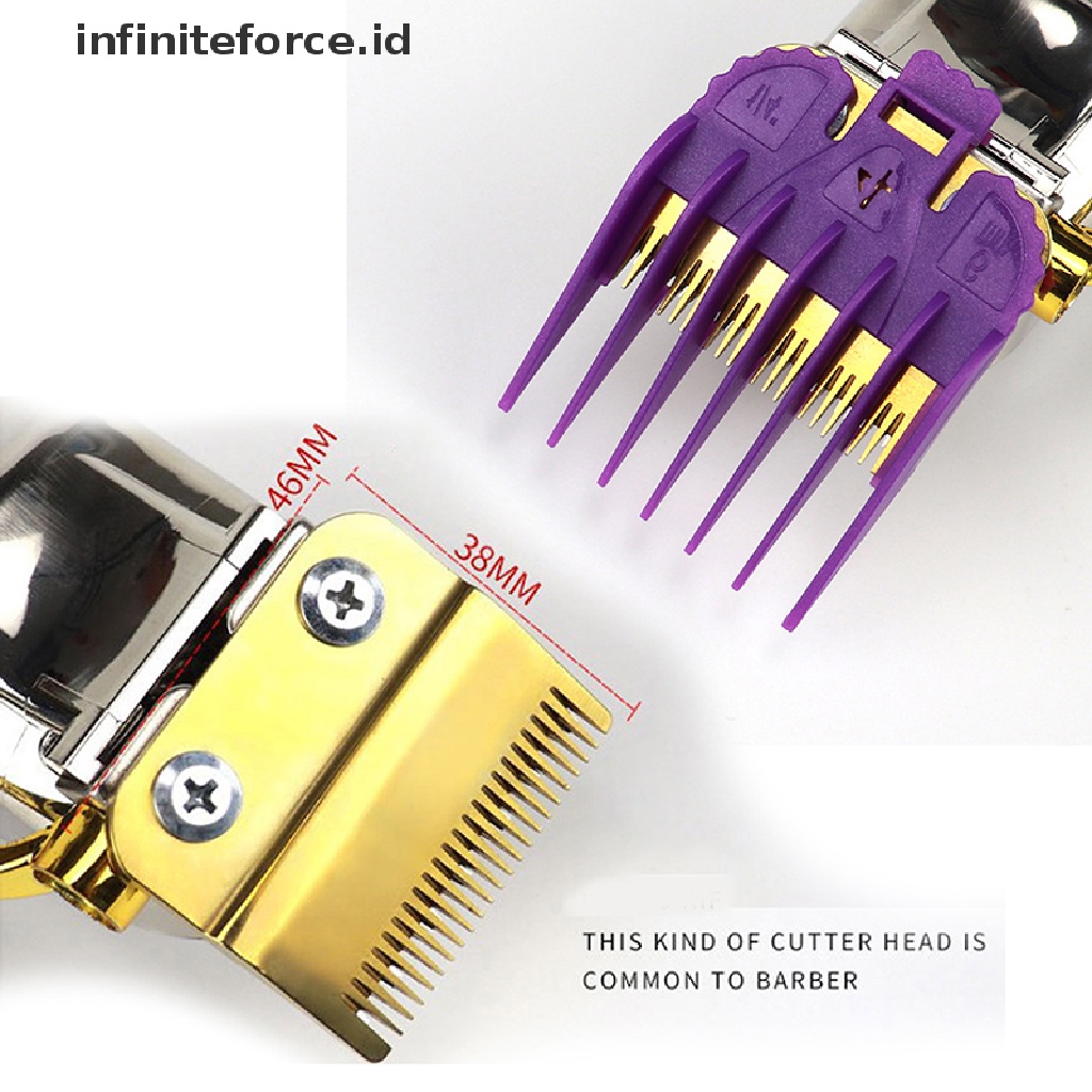 (infiniteforce.id) 8pcs / Set Sisir Panduan Potong Rambut Untuk Salon / Barber