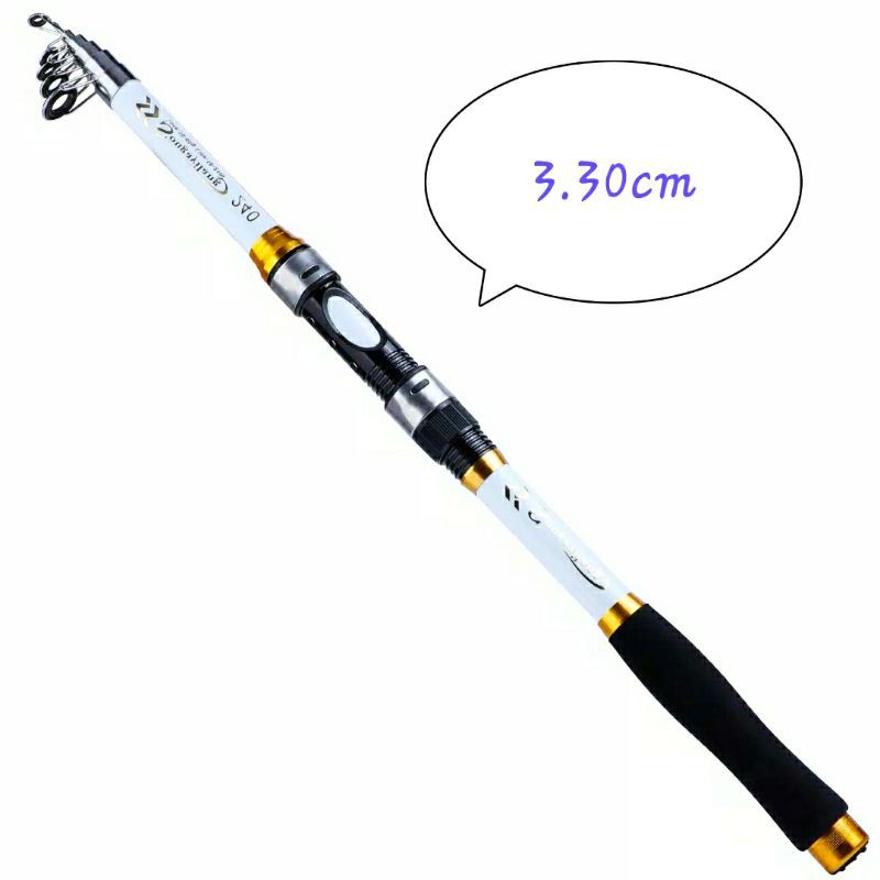 Set Joran telescopic + Reel spinning