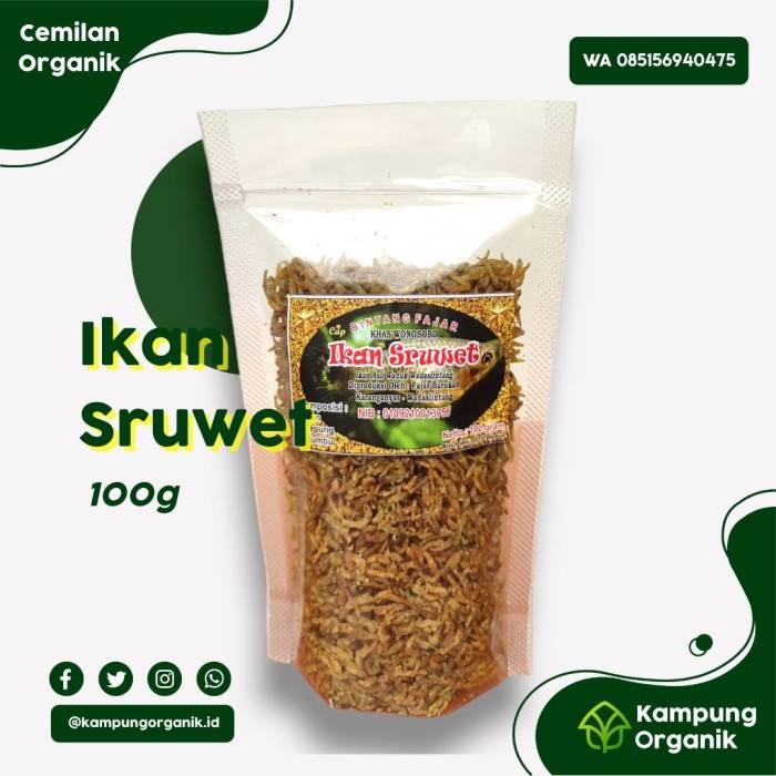 

Ikan Sruwet Baby Fish (Cemilan Sehat & Bergizi)