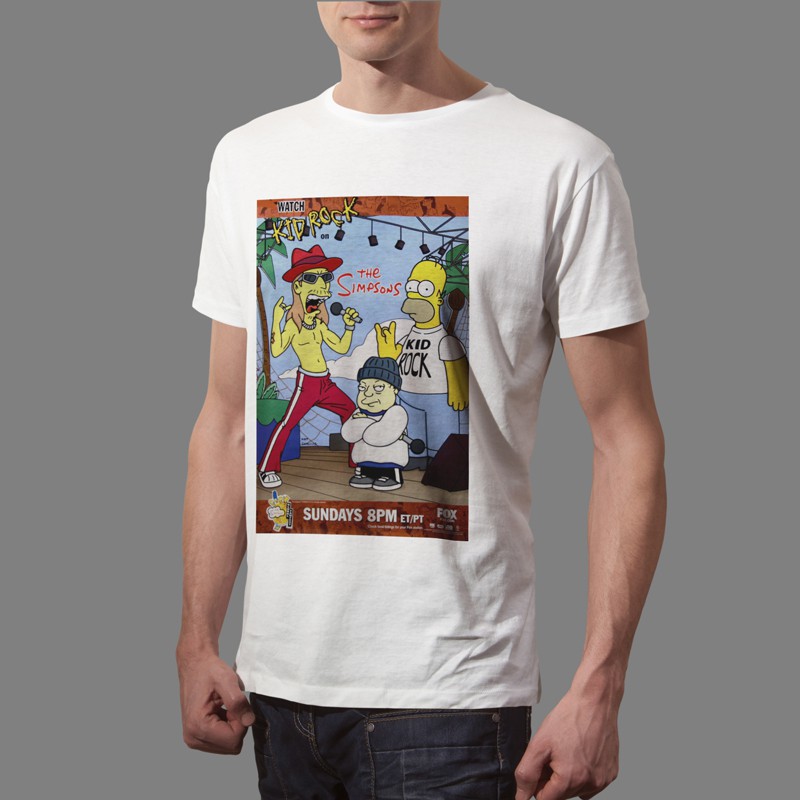 Kaos Kid Rock Tshirt Casual Bahan Katun Unisex T-Shirt