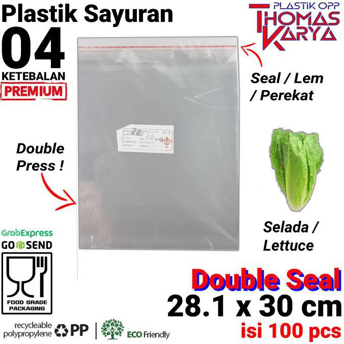 

Yang Dicari] 28.1X30 Cm Plastik Opp Tebal (Lem) | Plastik Selada | Plastik Sayuran