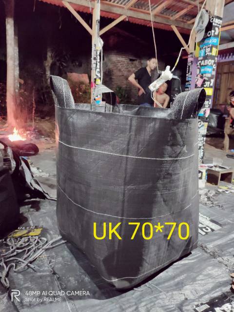 planterbag ukuran 60x60(200 liter handle hitam)