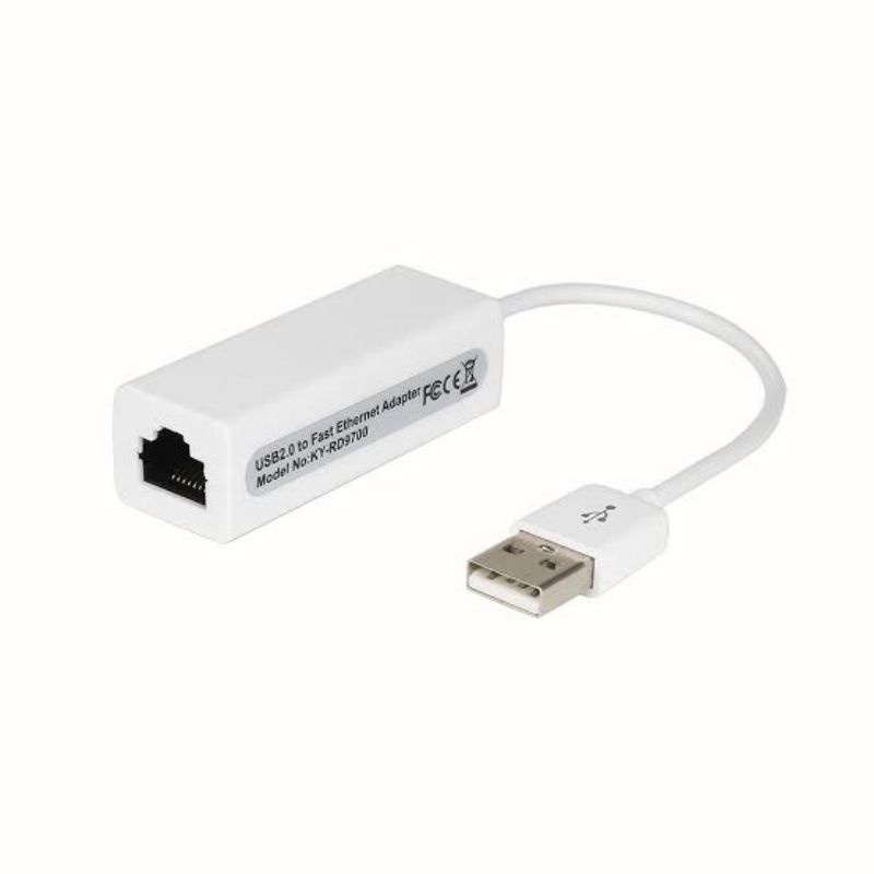 CONVERTER USB TO LAN / USB LAN 2.0 TO RJ45 KABEL / USB LAN ADAPTER TO ETHERNET RJ45 /