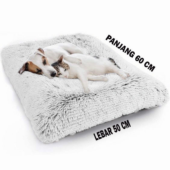 Bantal Kucing Murah/Cat bed/Kasur Kucing BuluLembut/Ranjang Kucing/Tempat Tidur Dan Matras/Tempat Kucing/Tempat Tidur Kucing Murah/Perlengkapan Kucing Dan Hewan/Keranjang Kucing/Rumah Kucing/Kandang Kucing Murah/Kasur Bulu Kucing/Alas Tidur Kucing-Putih