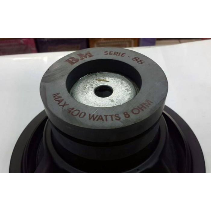 SPEAKER 8 INCH SUBWOOFER BM 400 WATT DOUBLE MAGNET ( ASLI ORIGINAL )