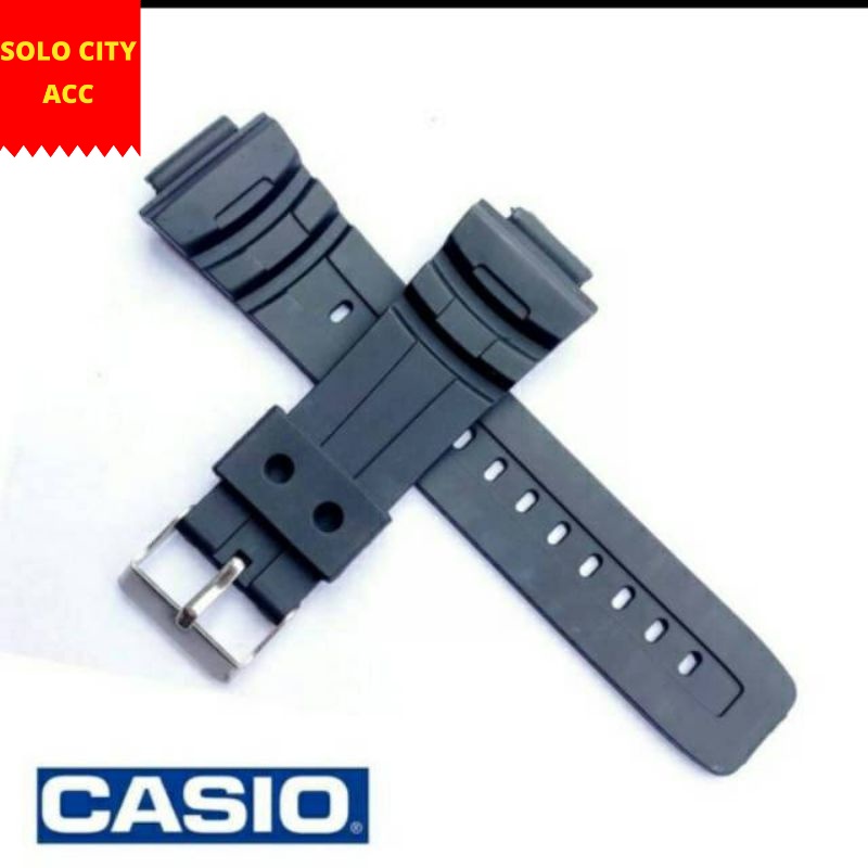 Tali Strap Jam Tangan Casio GA710 GA-710 G GA710G Rubber Strap Tali Karet Jam Casio GA 710