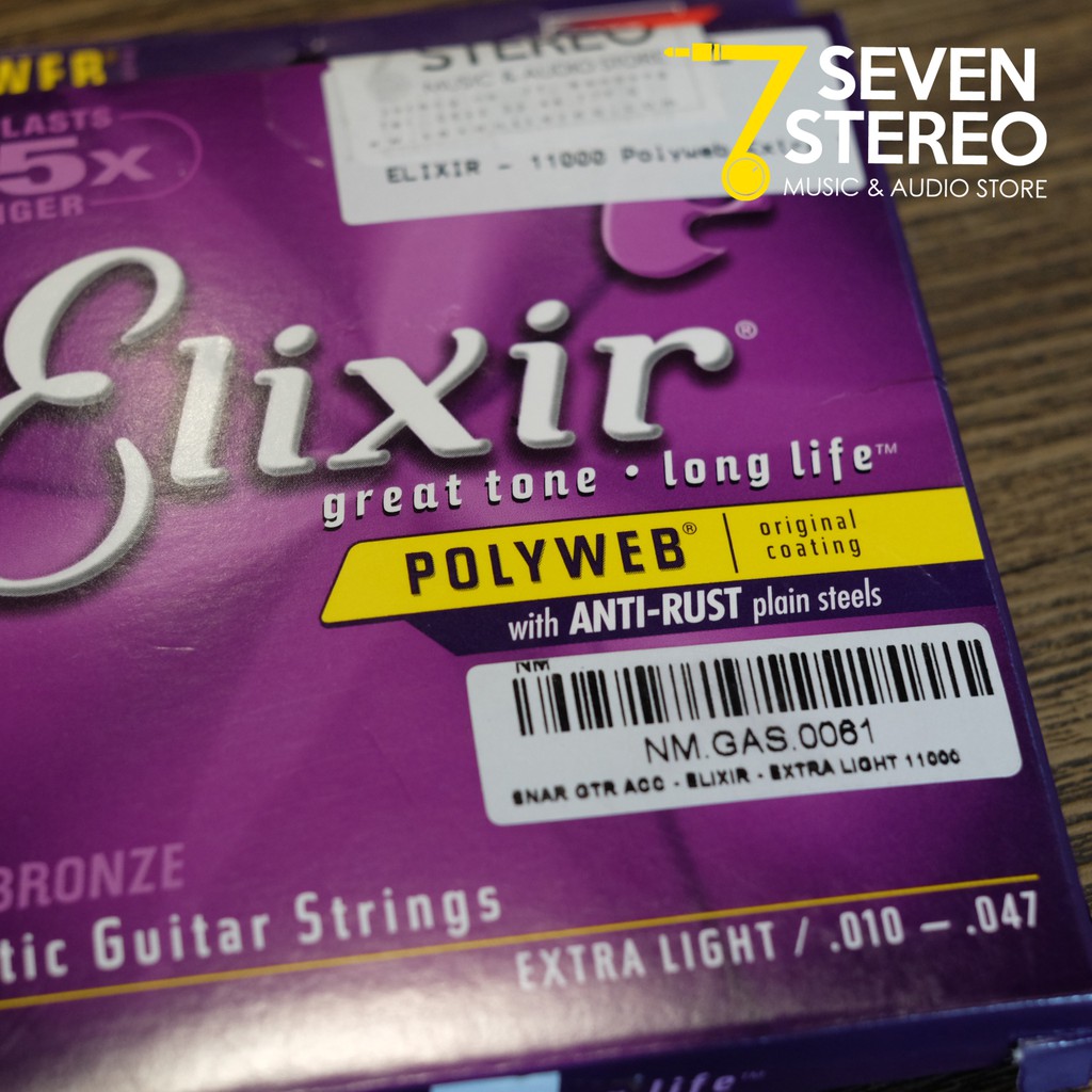 Elixir 11000 Polyweb Acoustic Guitar String