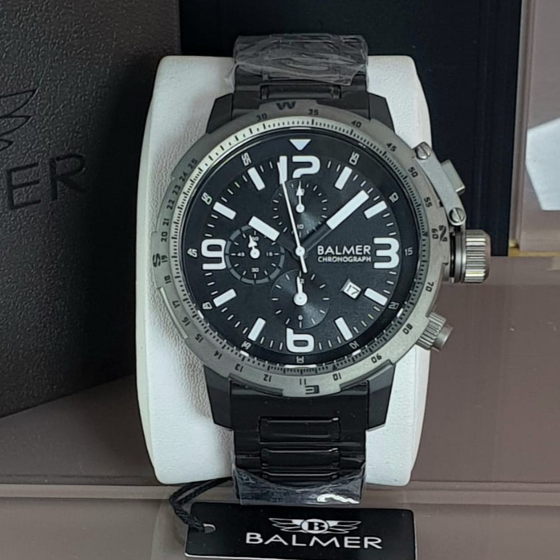 Balmer 7964 - Jam Tangan Pria - Full Stainless - Chrono Aktif - Anti Air - Original