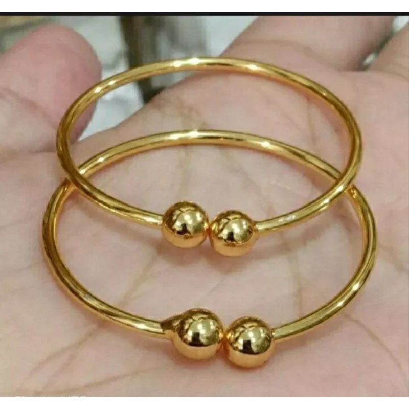 GELANG TANGAN ANAK DARI UANG LOGAM ASLI TIDAK LUNTUR