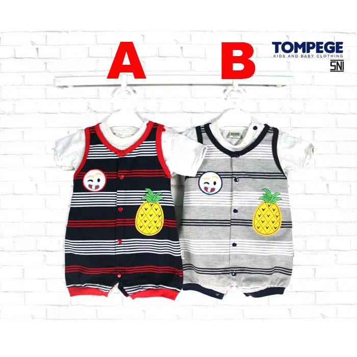 Baju Bayi Laki Laki Jumper Kodok Bayi Pineapple Cute