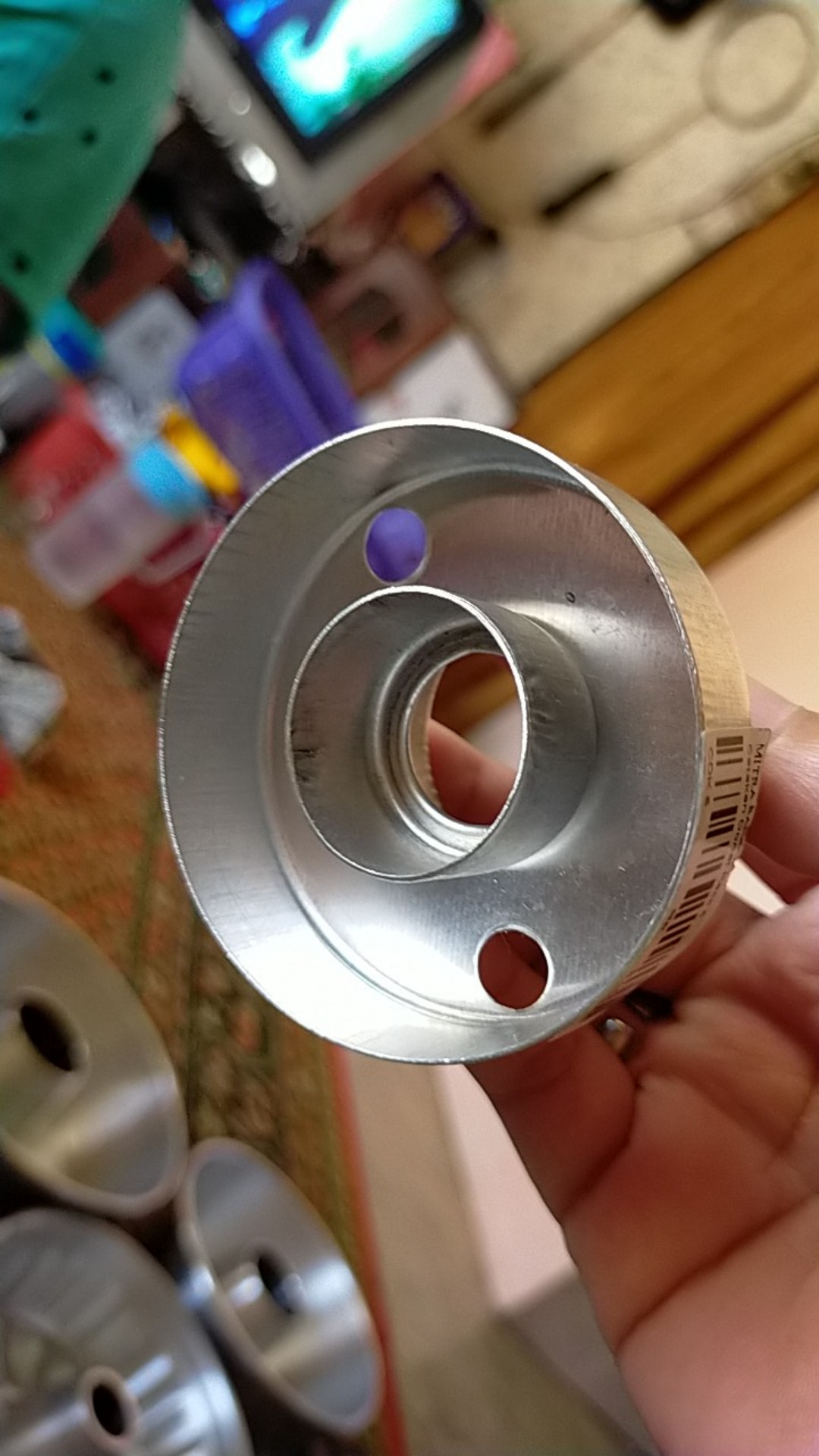 1 Buah Cetakan Donat Bahan Aluminium Tebal Cetakan Kue Loyang Kue Cake