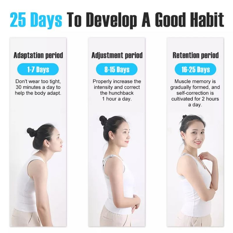 POSTURE CORRECTOR SMART BACK ELEKTRIK BERGETAR KETIKA POSTUR BUNGKUK PENEGAK POSTUR PUNGGUNG ELECTRIC