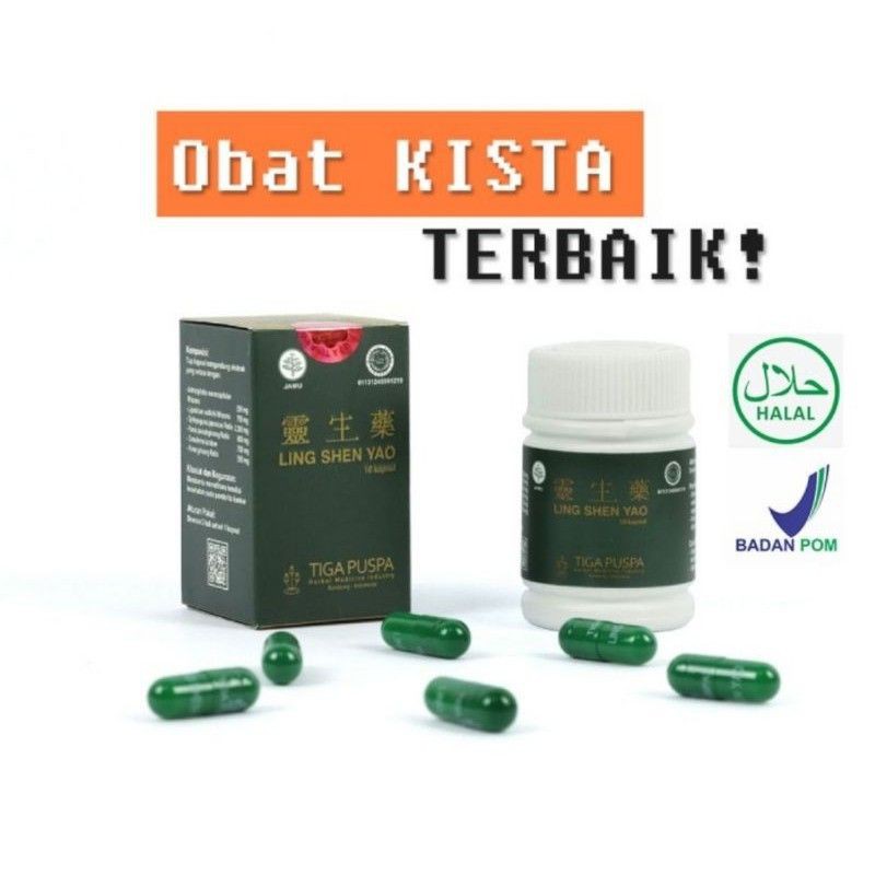 Obat Herbal LING SHEN YAO Kapsul Sembuhkan Miom &amp; Kista ALAMI