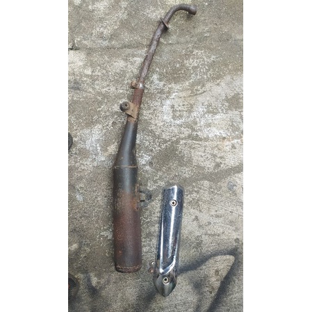 knalpot Vega ZR original bekas