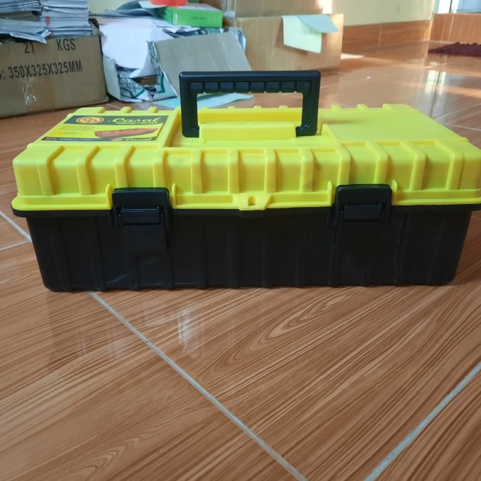 Toolbox Tool Box Plastik Tebal Merk KENMASTER / Box Peralatan Kerja / Tempat Alat Perkakas