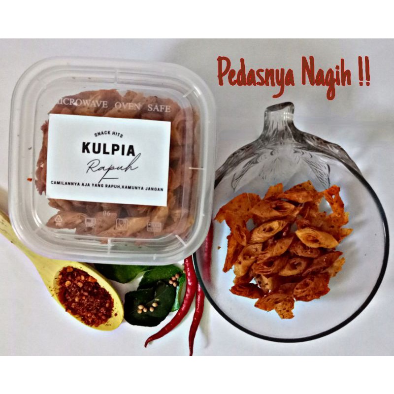 

KERIPIK KULPIA PEDAS GURIH DAN RENYAH