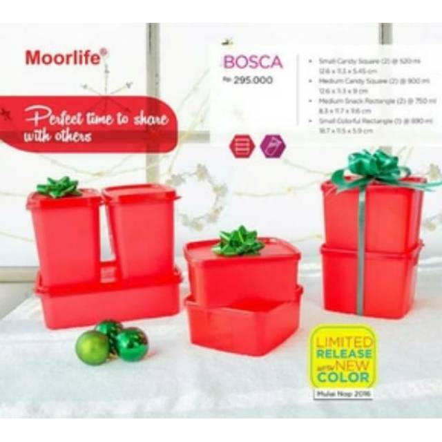 MOORLIFE Set Canister Bosca TERMURAH